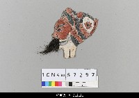 藏品(中國湖北皮影戲偶頭-淨)的圖片